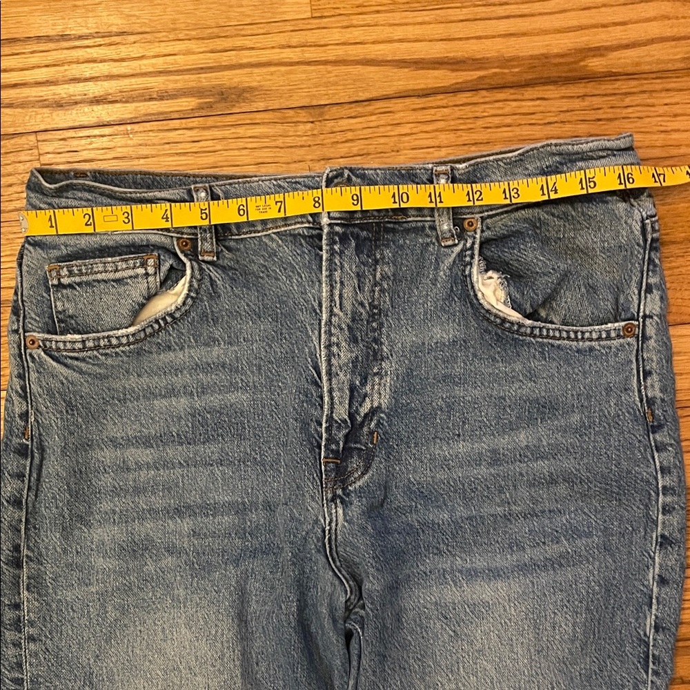 Reformation Peyton High-Rise Bootcut Blue Jeans Sz 31 - Picture 7 of 8